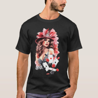 T-shirt Las Vegas Nevada Show Girl Burlesque Watercolor bo