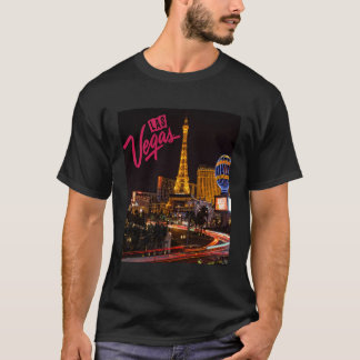 T-shirt Las Vegas Shirt Vegas Strip Night Life Souvenir An