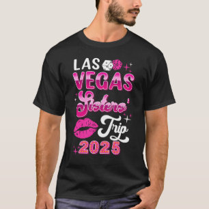 T-shirt Las Vegas Sisters Trip 2025 Correspondance fille d