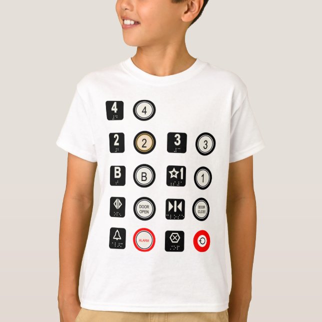 T-shirt L'ascenseur badine T (Devant)