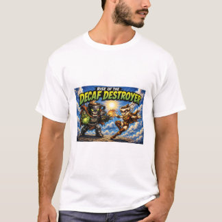 T-shirt L'ascension du super-héros du café, le Destructeur