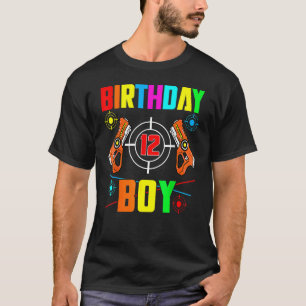 T-shirt Laser tag 12th Birthday Boy Indoor Lasertag Jeu 1
