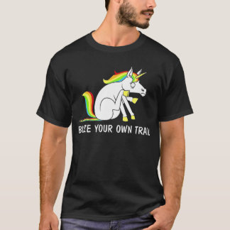 T-shirt Laser votre propre piste Unicorn