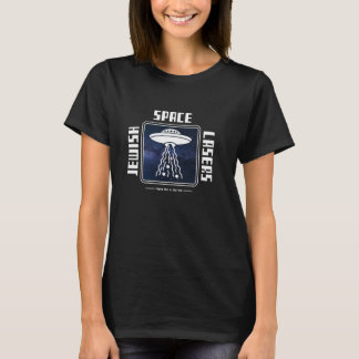 T-shirt Lasers spatiaux juifs Funny UFO Universe Flying Ch
