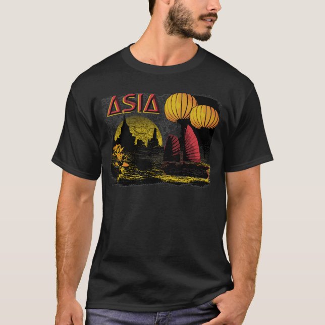 T-shirt L'Asie de déplacement (Devant)