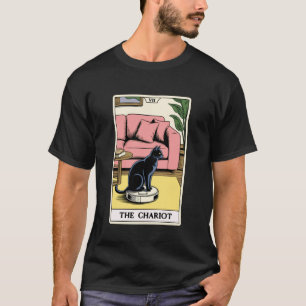 T-shirt L'aspirateur robot Chariot Chat Drôle de Tarot C