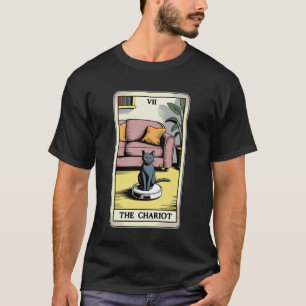 T-shirt L'aspirateur robot Chariot Chat Drôle Tarot C