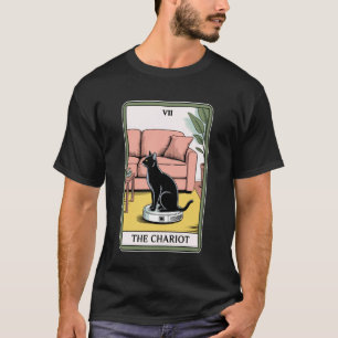 T-shirt L'aspirateur robot Chariot Chat Drôle Tarot C