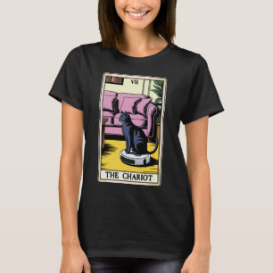 T-shirt L'aspirateur robot Chariot Chat Drôle Tarot C