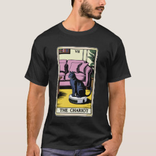 T-shirt L'aspirateur robot Chariot Chat Drôle Tarot C