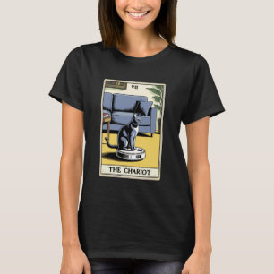 T-shirt L'aspirateur robot chat carte tarot Le Chariot Ca