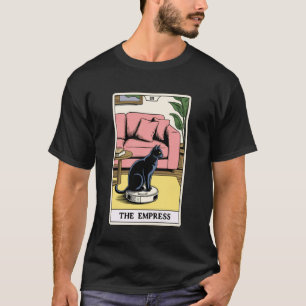 T-shirt L'aspirateur robot impératrice Chat Tarot drôle C