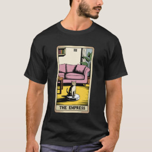 T-shirt L'aspirateur robot impératrice Chat Tarot drôle C