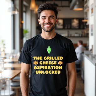 T-shirt L'Aspiration Au Fromage Grillé Déverrouillé Comple