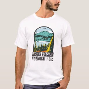 T-shirt Lassen Volcanic National Park Californie Vintage