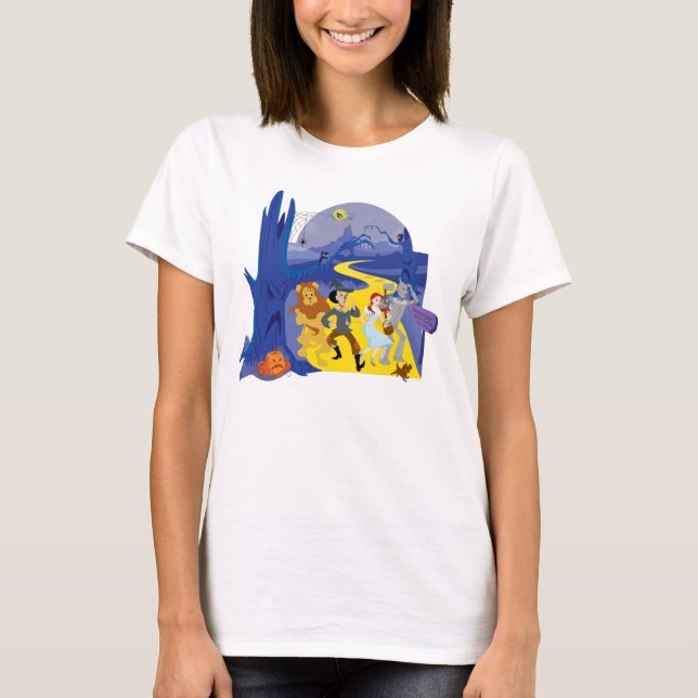T-shirt L'Assistant D'Oz™ | Forêt hantée d'Halloween (Devant)