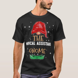 T-shirt L'assistante médicale Gnome Family Matching Christ