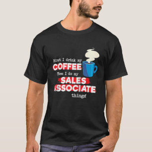 T-shirt L'associé commercial et l'appréciation du café dir