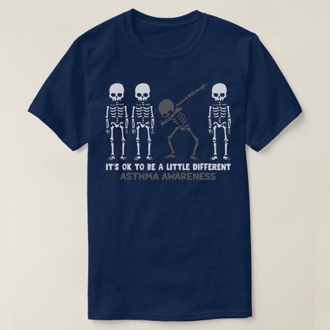 T-shirt L'Asthme Constate Que C'Est Ok D Être Un Peu Diffé (Design devant)