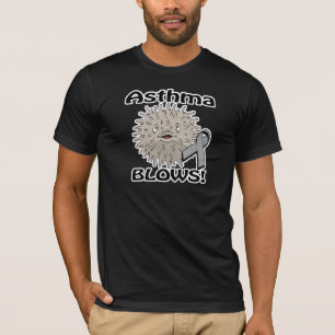 T-shirt L'asthme souffle la conception de la sensibilisati