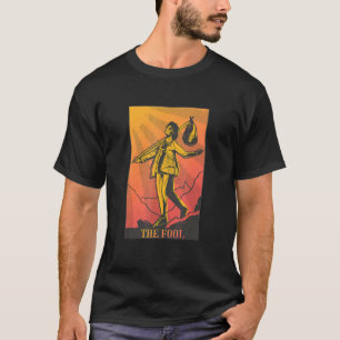 T-shirt L'Astrologie Fool Tarot Card Occult Hobo Avec Bin