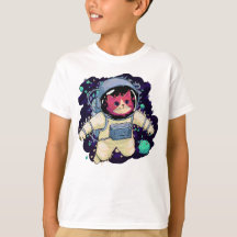 L'astronaute Chat coloré