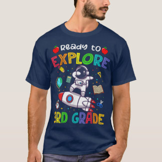 T-shirt L'astronaute de retour à l'école prête à faire l'é