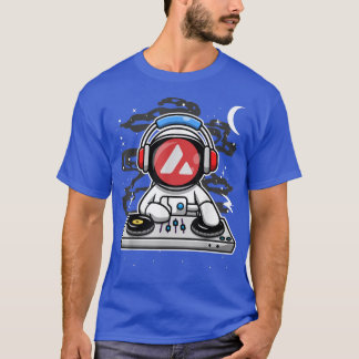 T-shirt L'Astronaute DJ Avalanche AVAX Pièce À La Crypte L