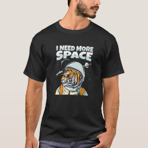 T-shirt L'astronaute du tigre animal Big chat faune j'ai b