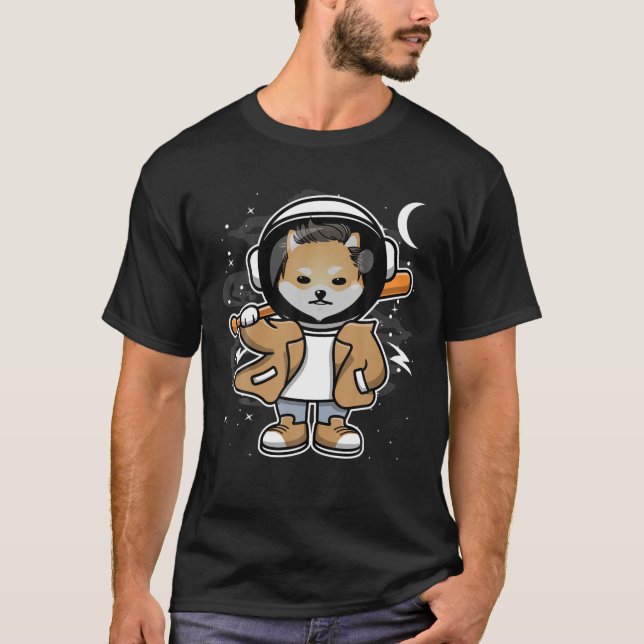 T-shirt L'Astronaute Hiphop Dogelon Mars ELON Pièce À La M (Devant)