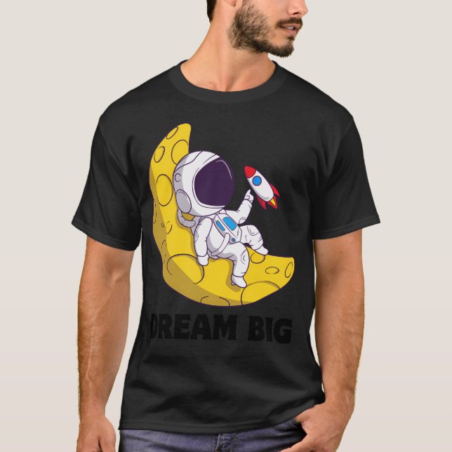 T-shirt L'astronaute Lover Dream Big (Devant)