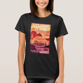 T-shirt L'Astronaute Mars Bienvenue Sur Mars