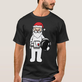 T-shirt L'Astronaute Père Noël Dans L'Espace