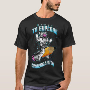 T-shirt L'Astronaute Revient À L'École Prêt À Explorer Kin