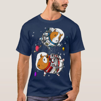 T-shirt L'astronaute spatial guinéen Pig Funny Science-Fic