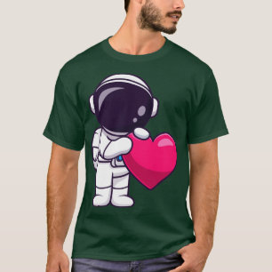 T-shirt L'astronaute tient un dessin humoristique
