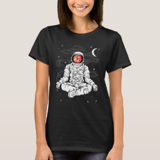 T-shirt L'Astronaute Yoga Decentraland Mana Pièce Vers La 