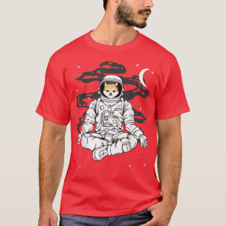 T-shirt L'astronaute Yoga Dogelon Mars ELON Pièce Vers La 