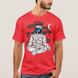 T-shirt L'Astronaute Yoga FTX Pièce Au Jeton De Crypto De 