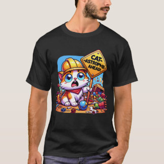 T-shirt L'astrophe-chat à l'avant !