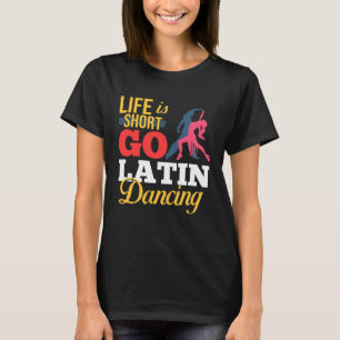 T-shirt Latin Dance Musique Chaussures Leçons Débutant Ent