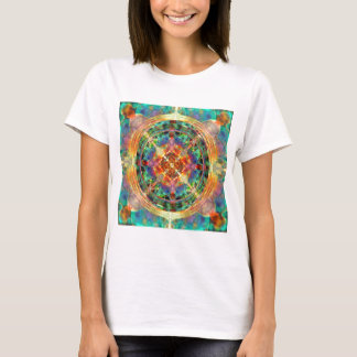 T-shirt L'Atlantide a inspiré le mandala d'arc-en-ciel