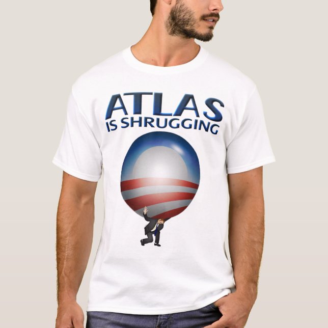 T-shirt L'atlas gesticule la chemise (Devant)
