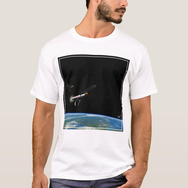 T-shirt L'Atlas V541 Lance Le Véhicule En Orbite. (Devant)