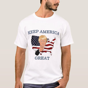 T-shirt L'atout, maintiennent l'Amérique grande