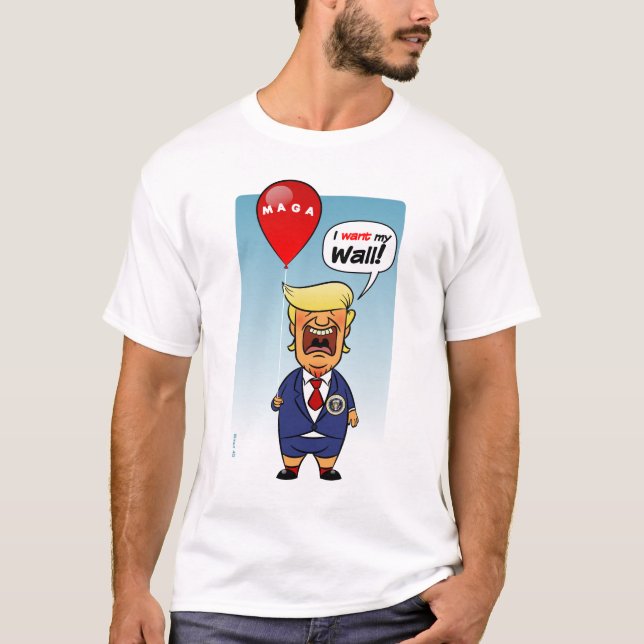 T-shirt L'atout veulent son mur (Devant)