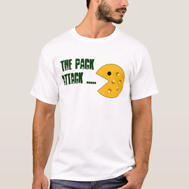 T-shirt L'attaque de paquet (Devant)
