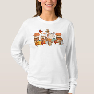 T-shirt Latte Automne