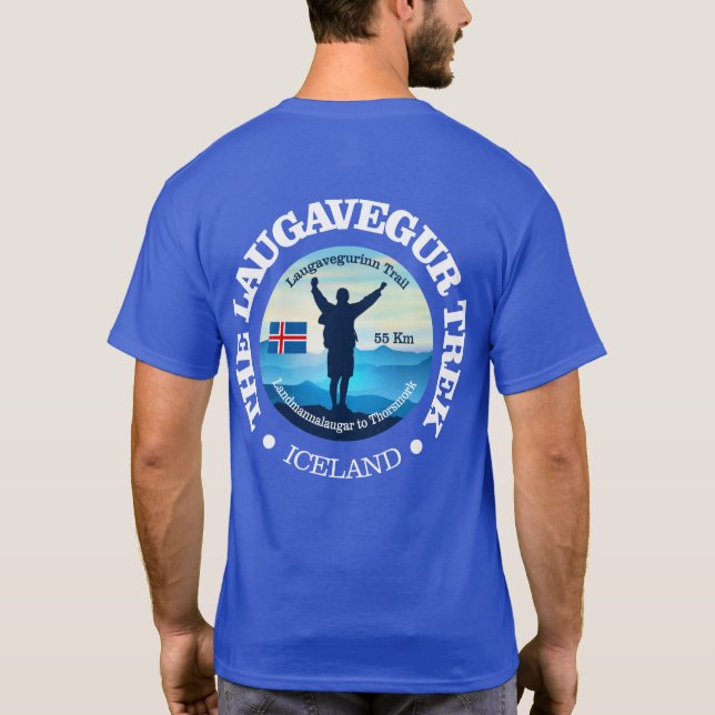 T-shirt Laugavegur Trek (randonnée) (Dos)