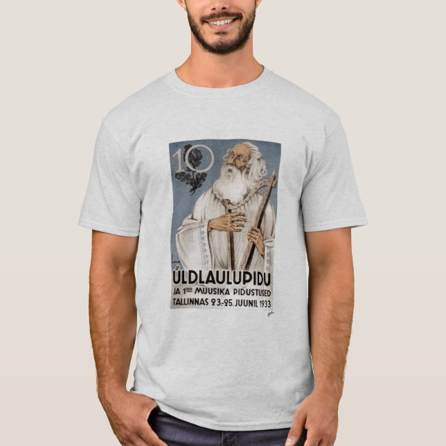 T-shirt Laulupidu, festival estonien 1933 de chanson (Devant)